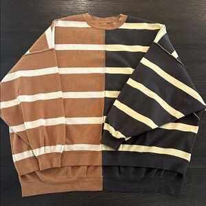 Freepeople Uptown Striped Pullover Sweater